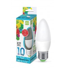 Лампа светодиодная LED-СВЕЧА-standard 10Вт 230В Е27 4000К 900Лм  4690612015545  ASD