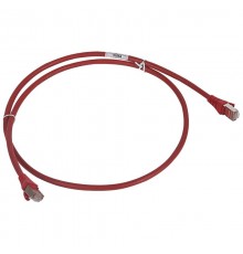 Коммутационный шнур RJ 45 - категория 6 - F/UTP - LSZH - экранированный - 3 м - красный  051856  Legrand