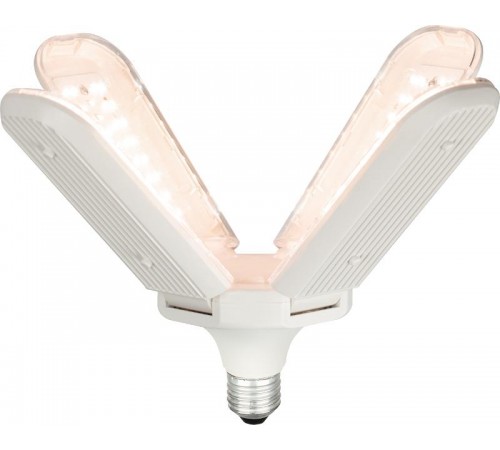 Фитолампа для растений светодиодная  GREEN LINE ФИТО-40W-PFR-E27-GR 4-х лепестковая полного спектра 40 Вт Е27  Б0064531  ЭРА