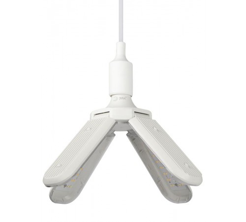 Фитолампа для растений светодиодная  GREEN LINE ФИТО-40W-PFR-E27-GR 4-х лепестковая полного спектра 40 Вт Е27  Б0064531  ЭРА