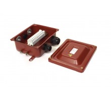 Коробка распределительная с зажимами наборными КЗНС-08 У2 IP54 пластиковый ввод  zeta30315  ГОФРОМАТИК