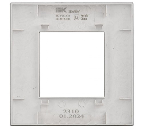 SKANDY Рамка 1-местная SK-F01Gr серый  SK-M12-K03  IEK