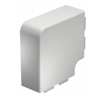 Крышка плоского угла кабельного канала WDK 60x130 мм (ПВХ,белый) (WDK HF60130RW)  6192947  OBO Bettermann