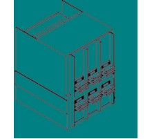 Комплект силовых выводов фиксированной части HR/VR E1.2 W FP 4шт  1SDA073950R1  ABB