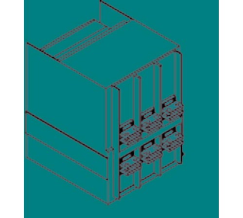 Комплект силовых выводов фиксированной части HR/VR E1.2 W FP 4шт  1SDA073950R1  ABB