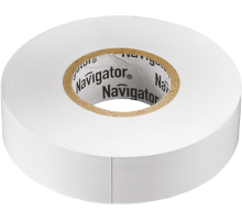 Изолента NIT-B15-20/WH белая  71102   Navigator