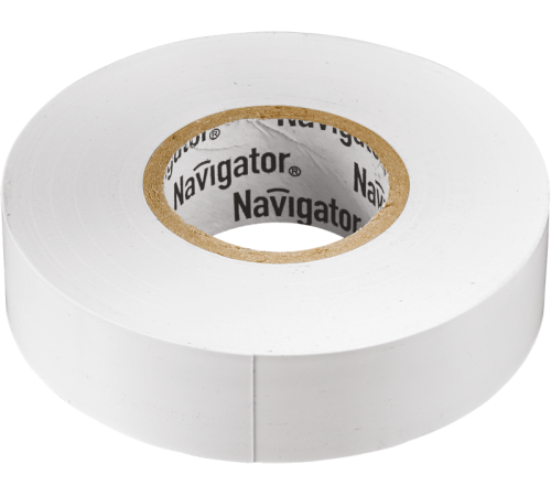 Изолента NIT-B15-20/WH белая  71102   Navigator