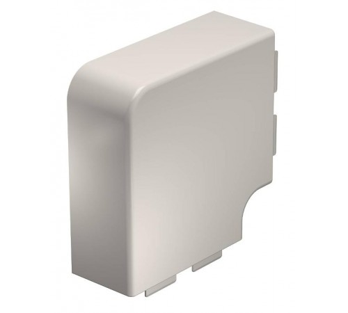 Крышка плоского угла кабельного канала WDK 60x130 мм (ПВХ,кремовый) (WDK HF60130CW)  6161537  OBO Bettermann