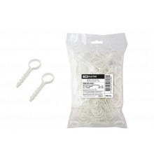 Дюбель-хомут круглый 16мм белый (100шт)  SQ0539-0037  TDM