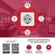 Розетка умная Wi-Fi бел. HomeConnect  RCS-1-WF  EKF