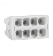 Клемма строительно-монтажная OptiKit СМК 2273-248 (с пастой) 8 отверстий 0,5-2,5 мм2  351065  КЭАЗ