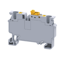 Клемма с ножевым размыкателем push-in OptiClip CPK-4-MT-N-I-серый  331879  КЭАЗ