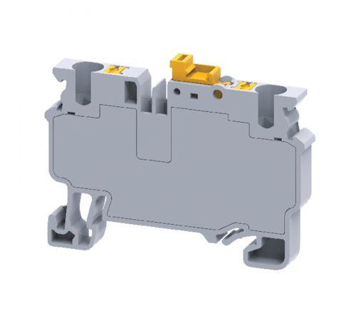 Клемма с ножевым размыкателем push-in OptiClip CPK-4-MT-N-I-серый  331879  КЭАЗ