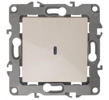 Выключатель с подсветкой 12-1102-02 10АХ-250В,  слоновая кость  Б0014634  ЭРА