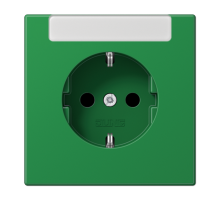 SCHUKO®-розетка 16 A / 250 B ~с дополнительной защитой и полем для надписи  LS1520INAGN  Jung