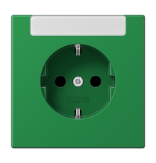 SCHUKO®-розетка 16 A / 250 B ~с дополнительной защитой и полем для надписи  LS1520INAGN  Jung