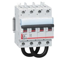 Выключатель автоматический двухполюсный DX3 DC 16А B 4,5кА (4 мод)  414428  Legrand