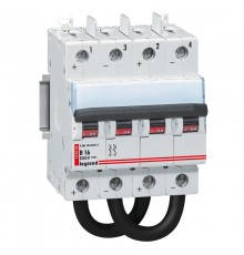 Выключатель автоматический двухполюсный DX3 DC 16А B 4,5кА (4 мод)  414428  Legrand