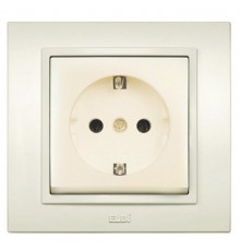 Розетка б/з крем. Zena EL-BI  500-010300-215  EL-BI