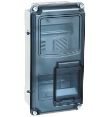 Корпус пластиковый навесной ЩУРн-П 1/8 IP66 PC (400х218х109мм) KREPTA 3  MSP1-N-08-66-L  IEK