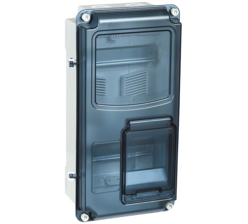 Корпус пластиковый навесной ЩУРн-П 1/8 IP66 PC (400х218х109мм)  MSP1-N-08-55  IEK