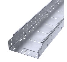 Лоток перфорированный Профи INOX (AISI 316) 200х80x3000 (1,0 мм) (6 м/уп)  PR16.13498  Промрукав