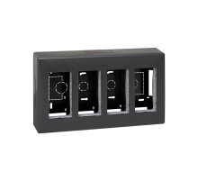 Simon CIMA 500 Бокс на 4 модуля 500CIMA, наружный монтаж, 167х59х286мм, графит  51000004-038  Simon