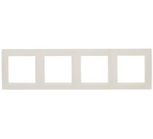 Simon 15 Сл. кость Рамка универсальная, 4 поста  1500640-031  Simon