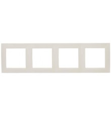 Simon 15 Сл. кость Рамка универсальная, 4 поста  1500640-031  Simon