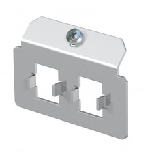 Суппорт для установки модулей в монтажную рамку MTU тип N (сталь) (MTM 2N)  7407816  OBO Bettermann