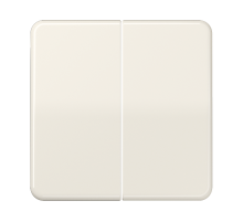 Двойная клавиша для балансирных механизмов выключателей (кнопок), в комплекте с CD95HP (крепежный элемент), возможно IP44; дюропласт; слоновая кость; 