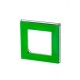 ABB Levit Зелёный / дымчатый чёрный Рамка 1-ая  3901H-A05010 67W  2CHH015010A6067  ABB