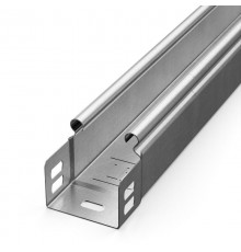 Лоток неперфорированный Стандарт INOX (AISI 304) 50х50х3000 (0,8 мм) (3 м/уп)  PR16.2325  Промрукав