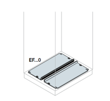 Фланец кабельный нерж.ст.300х200 ШхГ  FLN4320X  ABB