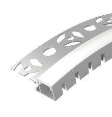 Профиль FANTOM-BENT-W12-TOP-EDGE-2000 ANOD (Arlight, Алюминий)  040328  Arlight