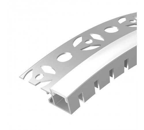 Профиль FANTOM-BENT-W12-TOP-EDGE-2000 ANOD (Arlight, Алюминий)  040328  Arlight