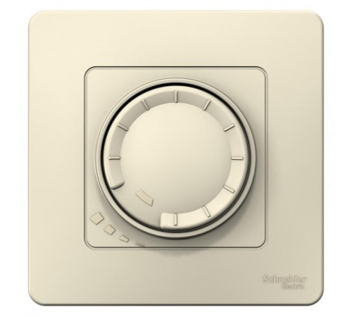 Blanca Молочный С/У Светорегулятор (диммер) поворотно-нажимной 400Вт  BLNSS040012  SE