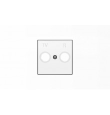 Накладка для TV-R розетки, серия SKY, цвет альпийский белый2CLA855000A1101 ABB
