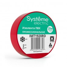 Изолента ПВХ 19мм Х 20м толщина-0,13мм Красная  IMT1920RD  SE