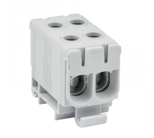 Клемма силовая вводная двойная КСВ 16-50 серая EKF PROxima  plc-kvs2-16-50-grey  EKF