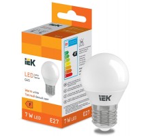 Лампа светодиодная Globe G45 600lm 3000K E27  LL-I-G45-7-230-30-E27  IEK