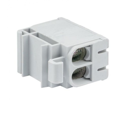 Клемма силовая вводная двойная КСВ 16-50 серая EKF PROxima  plc-kvs2-16-50-grey  EKF
