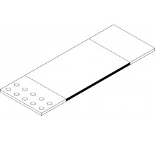 Шина алюминиевая гибкая ШАГ 50х(200х0,2мм) 0,5м IEK  YBH10-50-200-D02-D05  IEK