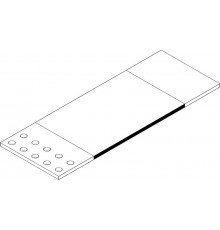 Шина алюминиевая гибкая ШАГ 50х(100х0,2мм) 0,5м IEK  YBH10-50-100-D02-D05  IEK
