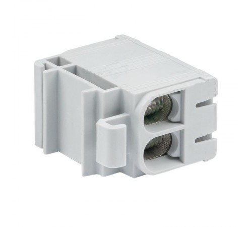 Клемма силовая вводная двойная КСВ 16-50 серая EKF PROxima  plc-kvs2-16-50-grey  EKF