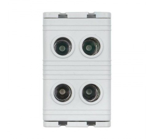 Клемма силовая вводная двойная КСВ 16-50 серая EKF PROxima  plc-kvs2-16-50-grey  EKF