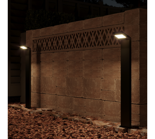 Светильник садово-парковый LED Electra столб, 10W, 600Lm, 4000K, 134x137x780mm, 170-240V / 50Hz, IP54  GD111  Gauss