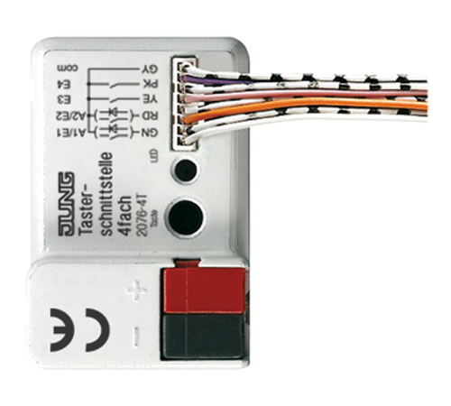 KNX/EIB-бинарный вход, 4 канала; KNX  2076-4T  Jung