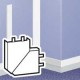 Угол плоский для короба 75*20 переменный DLPlus  030303  Legrand