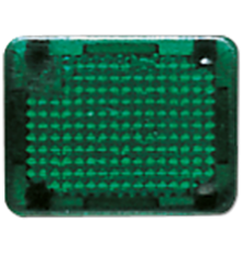 Окошко с символом для "KO-клавиш"; зеленое, без символа  33GN  Jung